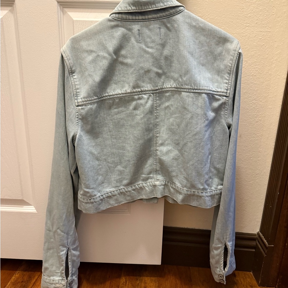 PAIGE Soft Blue Jean Jacket - Picture 6 of 6